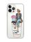 Чохол із потовщеними кутами на iPhone 14 Pro :: Дівчина на каві (принт 228)