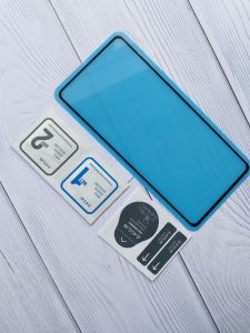 Захисне скло 3D для Xiaomi Redmi Note 12 Pro Чорна рамка