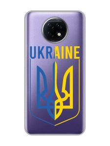 Прозорий чохол на Xiaomi Redmi Note 9T/Redmi Note 9 5G Тризуб (принт 254)