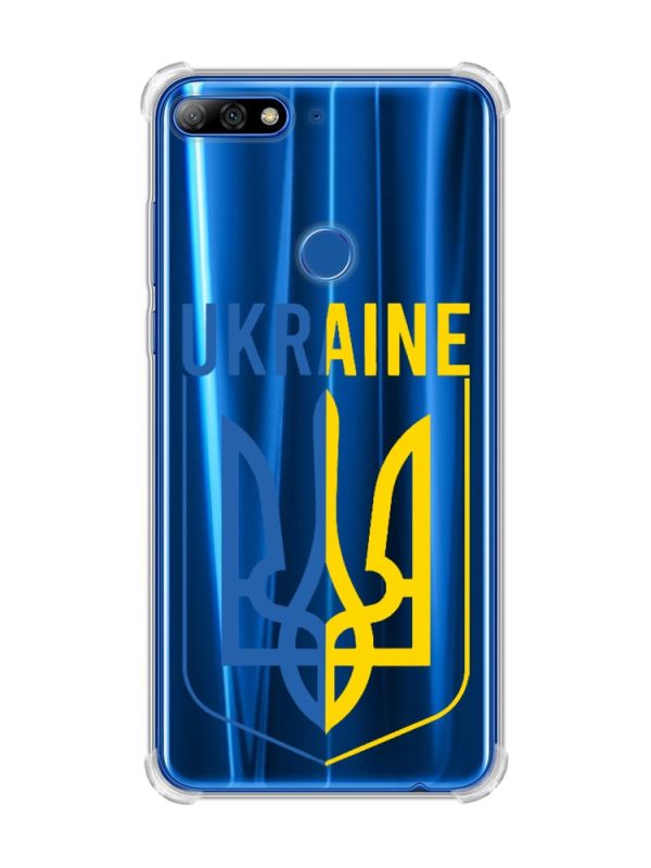 Чохол з потовщеними кутами на Huawei Y7 2018/Y7 Prime 2018 Тризуб (принт 254)