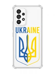 Чохол з потовщеними кутами на Samsung Galaxy A53 Тризуб (принт 254)