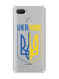 Чохол із потовщеними кутами для Xiaomi Redmi 6 Тризуб (принт 254)