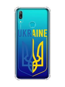 Чохол з потовщеними кутами Huawei Y7 2019/Y7 prime 2019 Тризуб (принт 254)