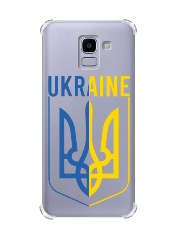 Чохол із потовщеними кутами на Samsung Galaxy J6 (2018) J600F Тризуб (принт 254)