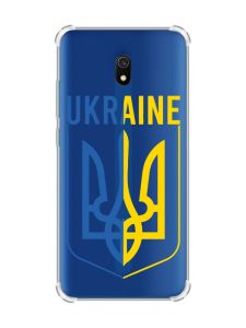 Чохол з потовщеними кутами на Xiaomi Redmi 8A Тризуб (принт 254)