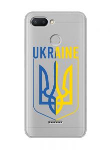 Прозорий чохол на Xiaomi Redmi 6  Тризуб (принт 254)