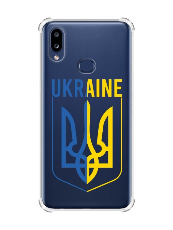 Чохол з потовщеними кутами на Samsung Galaxy A10s/A107 Тризуб (принт 254)
