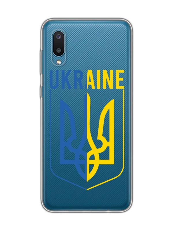 Прозорий чохол на Samsung Galaxy A02/A022 (2021) Тризуб (принт 254)