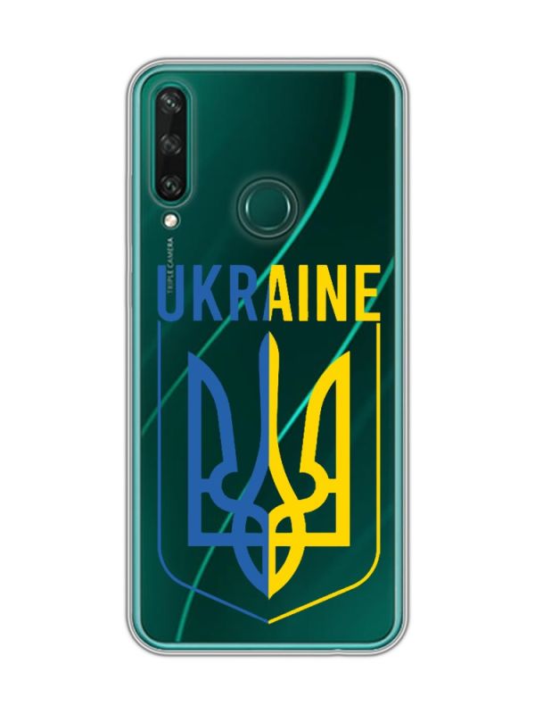 Прозорий чохол на Huawei Y6p Тризуб (принт 254)