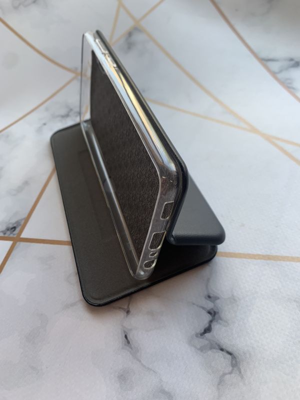 Чохол-книжка з малюнком для Samsung Galaxy A02/A022 (2021) Чорний :: Тризуб (патріотичний принт 254)