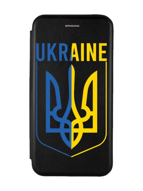 Чохол-книжка з малюнком для Samsung Galaxy A53 4G Чорний :: Тризуб (патріотичний принт 254)