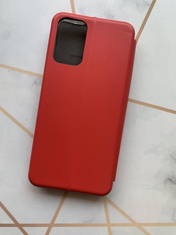Чохол-книжка з малюнком для Samsung Galaxy A72 (A725) Червоний :: Тюльпани (принт 265)