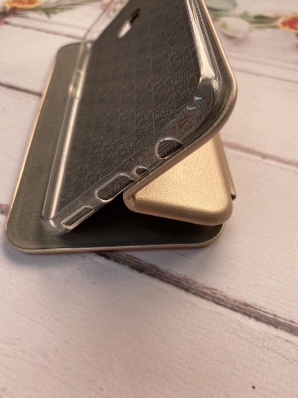 Чохол-книжка з малюнком для Samsung Galaxy А10ѕ (A107) Золотий :: Тюльпани (принт 265)