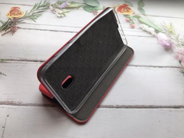 Чохол-книжка з малюнком для Xiaomi Redmi 8A Червоний :: Тюльпани (принт 265)