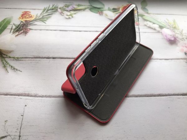 Чохол-книжка з малюнком для Xiaomi Redmi 9C/10A Червоний :: Тюльпани (принт 265)