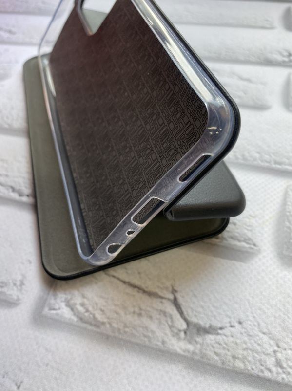 Чохол-книжка з малюнком для Samsung Galaxy A23 Чорний :: Дівчина на каві (принт 228)