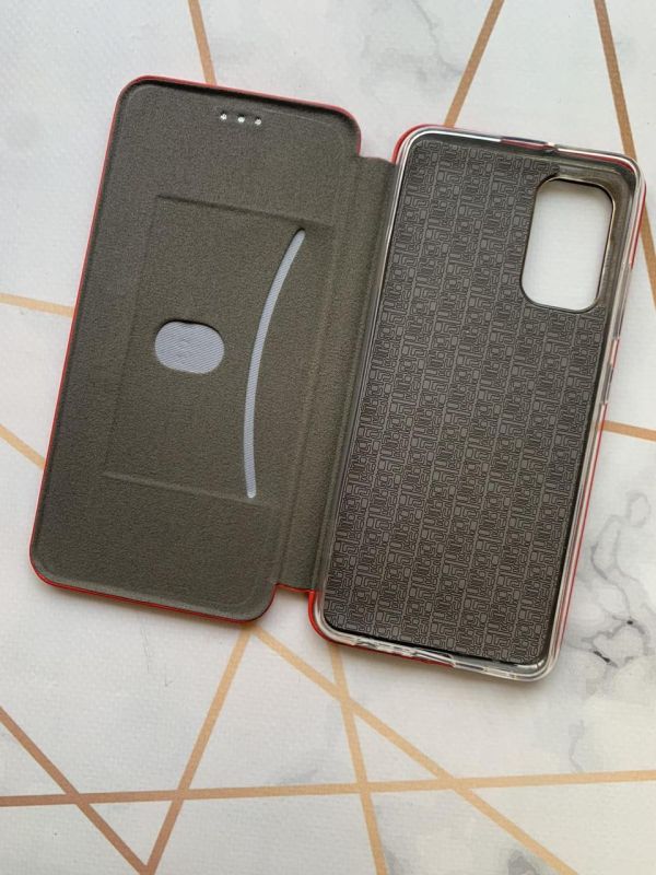 Чохол-книжка з малюнком для Samsung Galaxy A32 Червоний :: Дівчина на каві (принт 228)