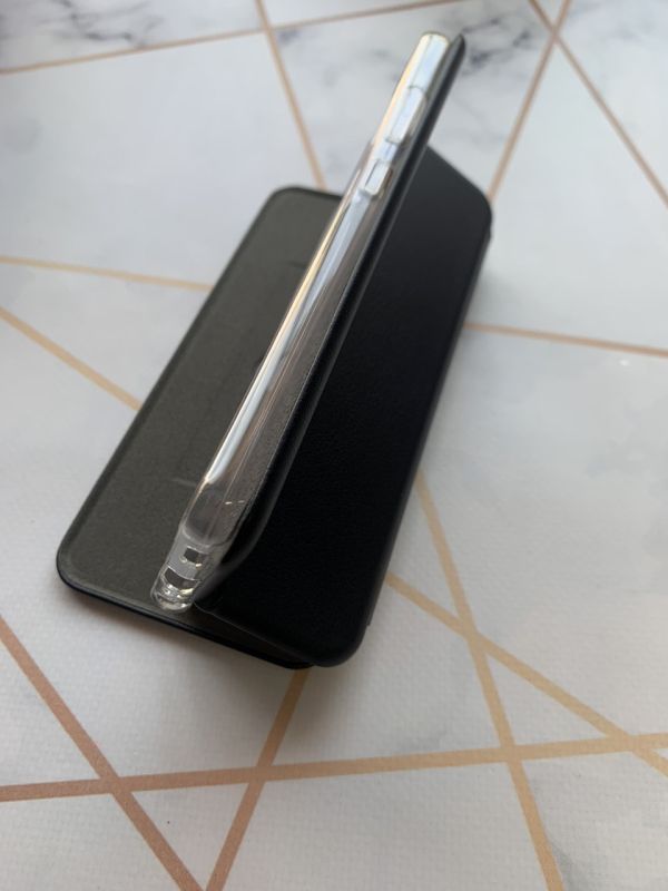 Чохол-книжка з малюнком для Samsung Galaxy A32 Чорний :: Дівчина на каві (принт 228)