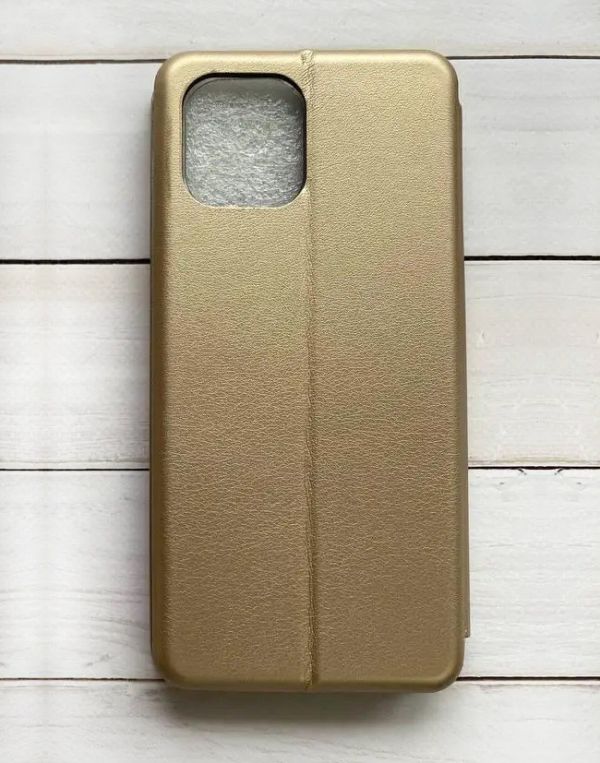 Чохол-книжка з малюнком для Xiaomi Redmi A1 Золотий :: Дівчина на каві (принт 228)