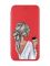 Чохол-книжка з малюнком для Samsung Galaxy A03s Червоний :: Дівчина з латте (принт 227)