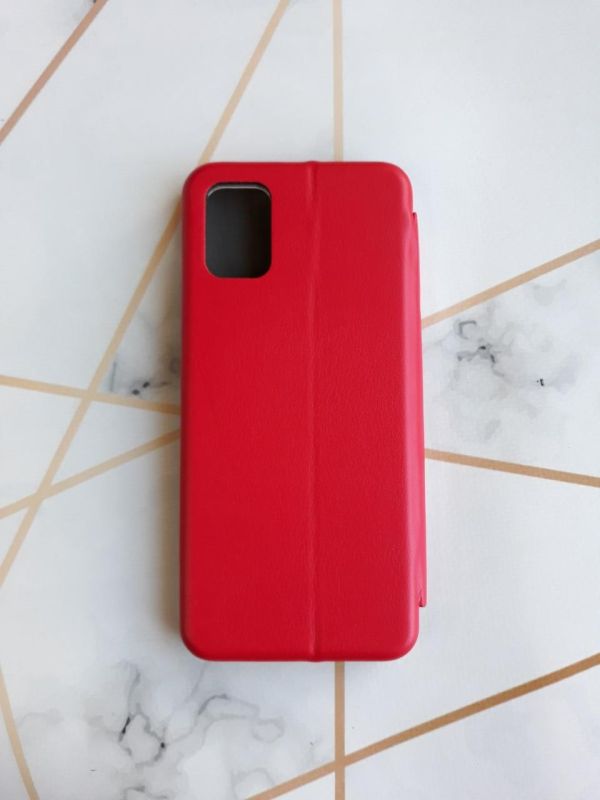 Чохол-книжка з малюнком для Samsung Galaxy A31 Червоний :: Дівчина в зеленому (принт 224)