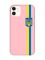 Матовий рожевий чохол на Apple iPhone 11 (6.1) :: Стрічка Україна (патріотичний принт 253)
