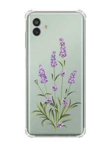 Чохол з потовщеними кутами на Samsung Galaxy M13 5G :: Гілочки лаванди (принт 266)