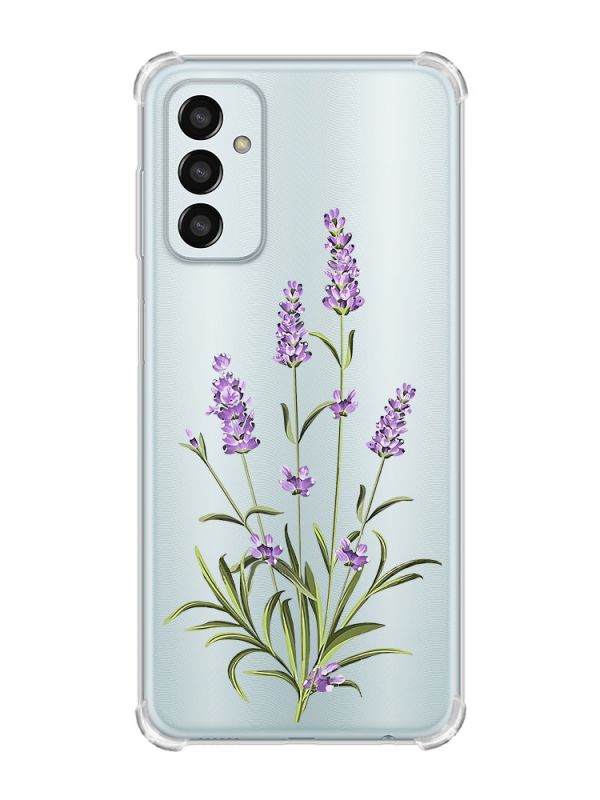 Чохол із потовщеними кутами на Samsung Galaxy M13 4G :: Гілочки лаванди (принт 266)