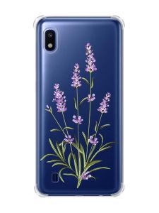 Чохол з потовщеними кутами на Samsung Galaxy A10 (2019)/A105 :: Гілочки лаванди (принт 266)