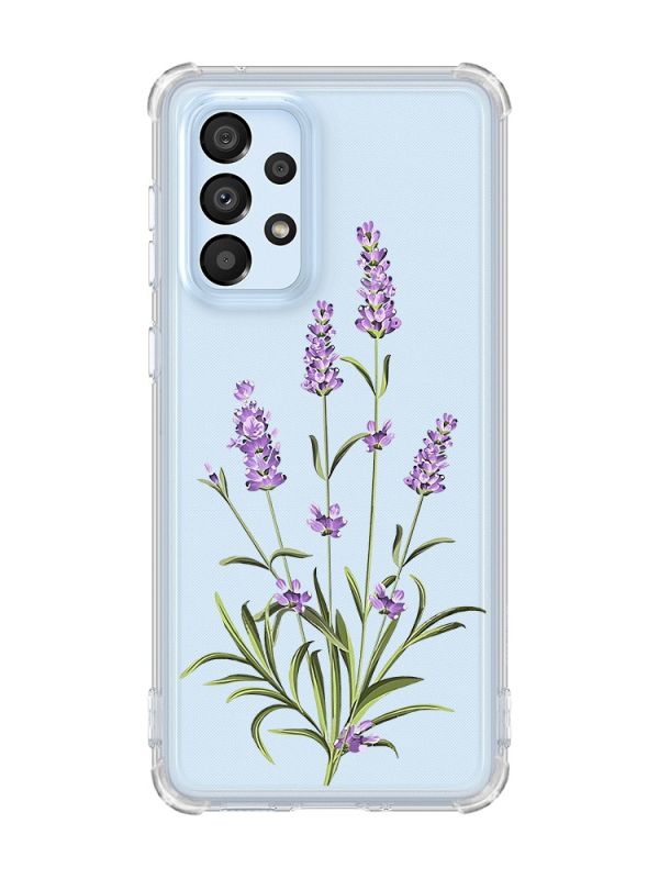 Чохол з потовщеними кутами на Samsung Galaxy A33 5G :: Гілочки лаванди (принт 266)