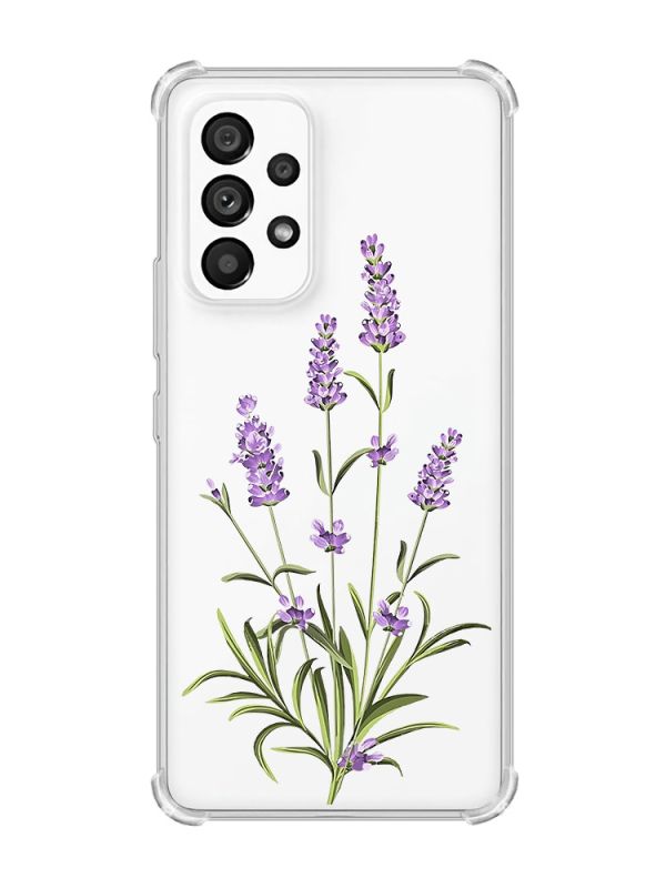 Чохол з потовщеними кутами на Samsung Galaxy A53 :: Гілочки лаванди (принт 266)