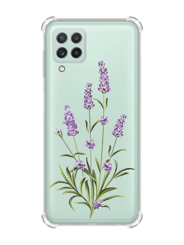 Чохол із потовщеними кутами на Samsung Galaxy A22 5G / A22s 5G :: Гілочки лаванди (принт 266)
