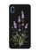 Матовий чорний чохол на Samsung Galaxy A10 (2019) A105 :: Гілочки лаванди (принт 266)