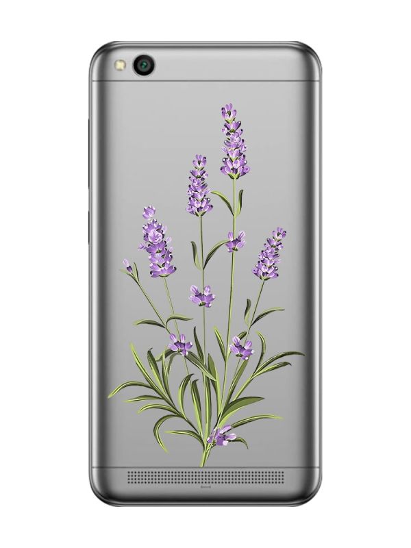 Прозорий чохол на Xiaomi Redmi 5A :: Гілочки лаванди (принт 266)