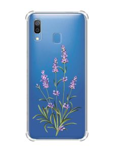 Чохол з потовщеними кутами на Samsung Galaxy A30 (2019) / A20 (2019) :: Гілочки лаванди (принт 266)