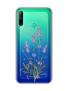 Прозорий чохол для Huawei Р40 lite E / Y7p  :: Гілочки лаванди (принт 266)