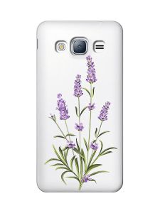 Прозорий чохол на Samsung Galaxy J3 2016 (J310) :: Гілочки лаванди (принт 266)