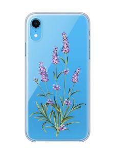 Прозорий чохол на iPhone XR :: Гілочки лаванди (принт 266)