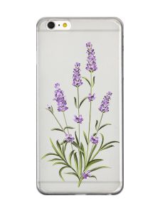 Прозорий чохол на iPhone 6+/6 Plus :: Гілочки лаванди (принт 266)