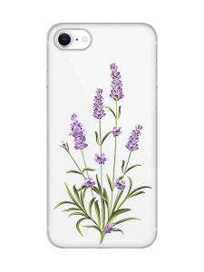 Прозорий чохол на iPhone SE 2020 :: Гілочки лаванди (принт 266)