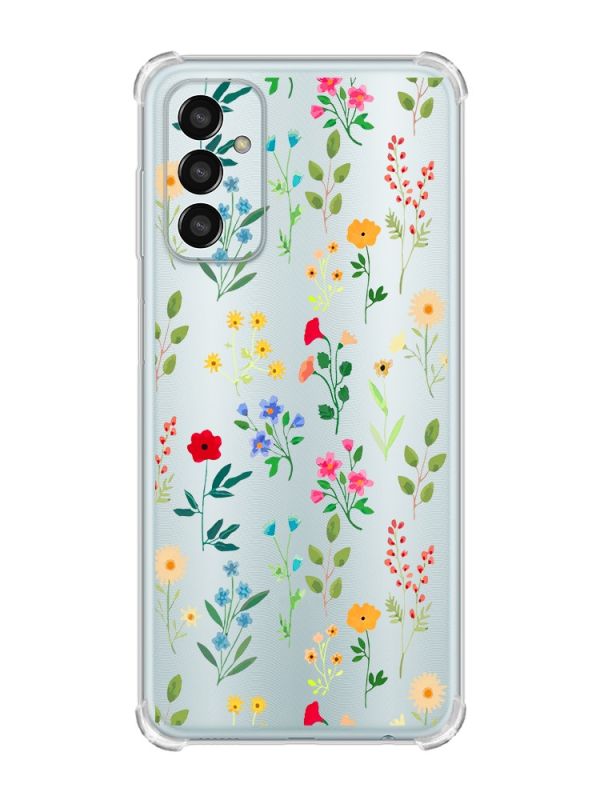 Чохол із потовщеними кутами на Samsung Galaxy M13 4G :: Квітковий фон (принт 269)