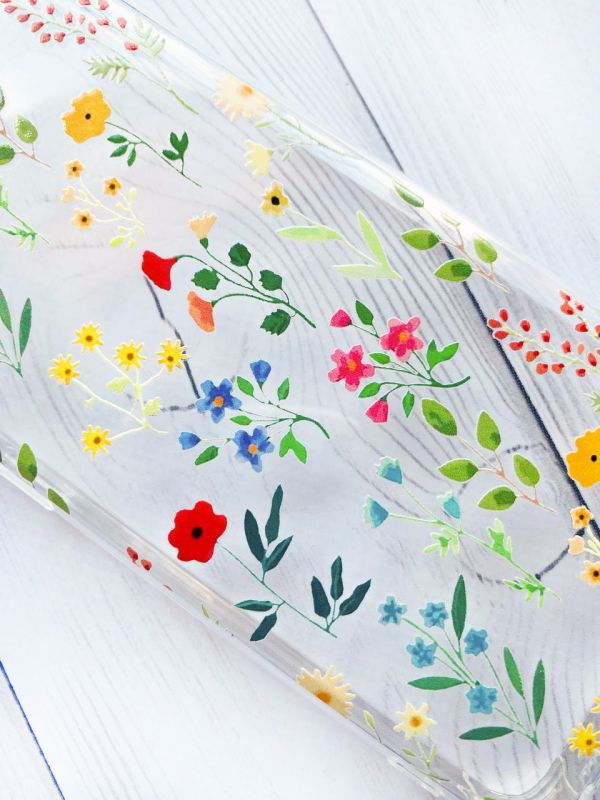 Чохол з потовщеними кутами на Samsung Galaxy A10 (2019)/A105 :: Квітковий фон (принт 269)