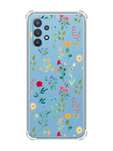 Чохол з потовщеними кутами на Samsung Galaxy A32 :: Квітковий фон (принт 269)