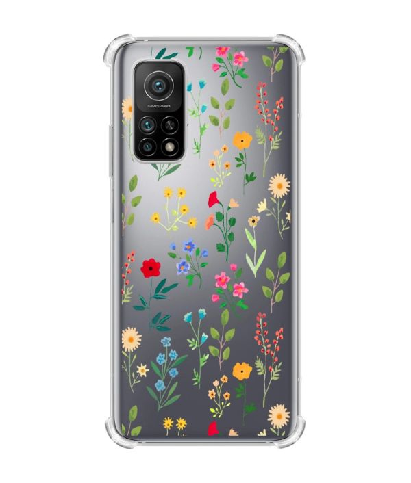 Чохол з потовщеними кутами для Xiaomi Mi 10T/Mi 10T Pro :: Квітковий фон (принт 269)