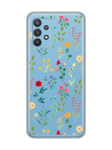 Прозорий чохол на Samsung Galaxy A32 :: Квітковий фон (принт 269)