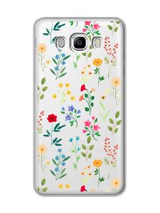 Прозорий чохол на SAMSUNG Galaxy J7(2016) J710 :: Квітковий фон (принт 269)