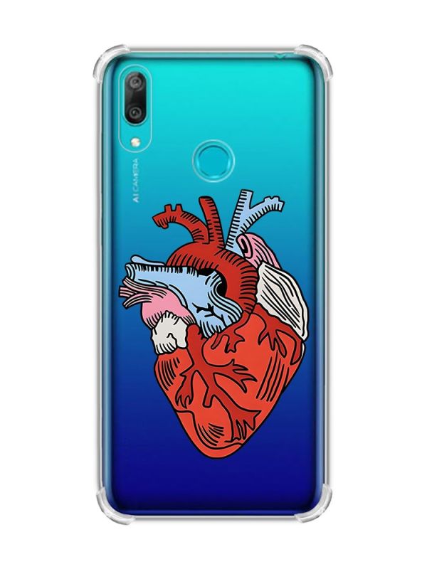 Чохол з потовщеними кутами Huawei Y7 2019/Y7 prime 2019 :: Серце анатомічне (принт 250)