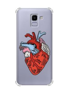 Чохол із потовщеними кутами на Samsung Galaxy J6 (2018) J600F :: Серце анатомічне (принт 250)