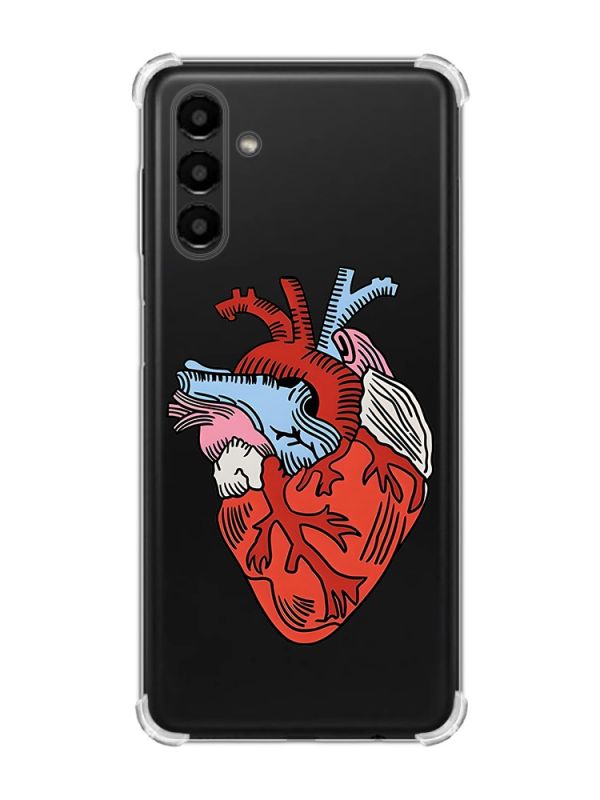 Чохол із потовщеними кутами на Samsung Galaxy A04s/A13 5G :: Серце анатомічне (принт 250)
