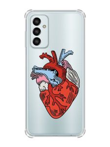 Чохол із потовщеними кутами на Samsung Galaxy M13 4G :: Серце анатомічне (принт 250)